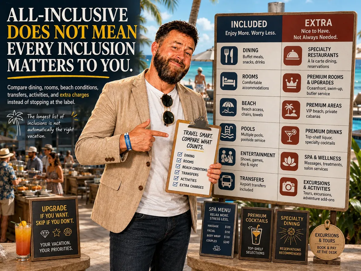 All-Inclusive Does Not Mean Every Inclusion Matters to You